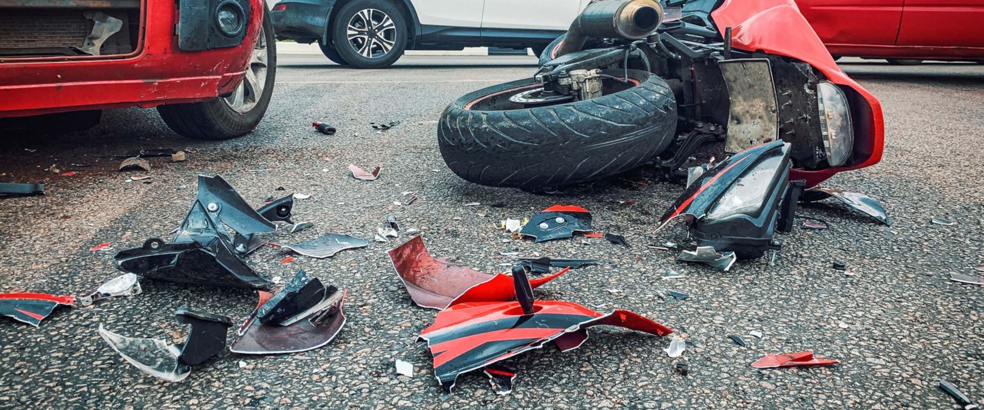 Where do most motorcycle collisions occur?